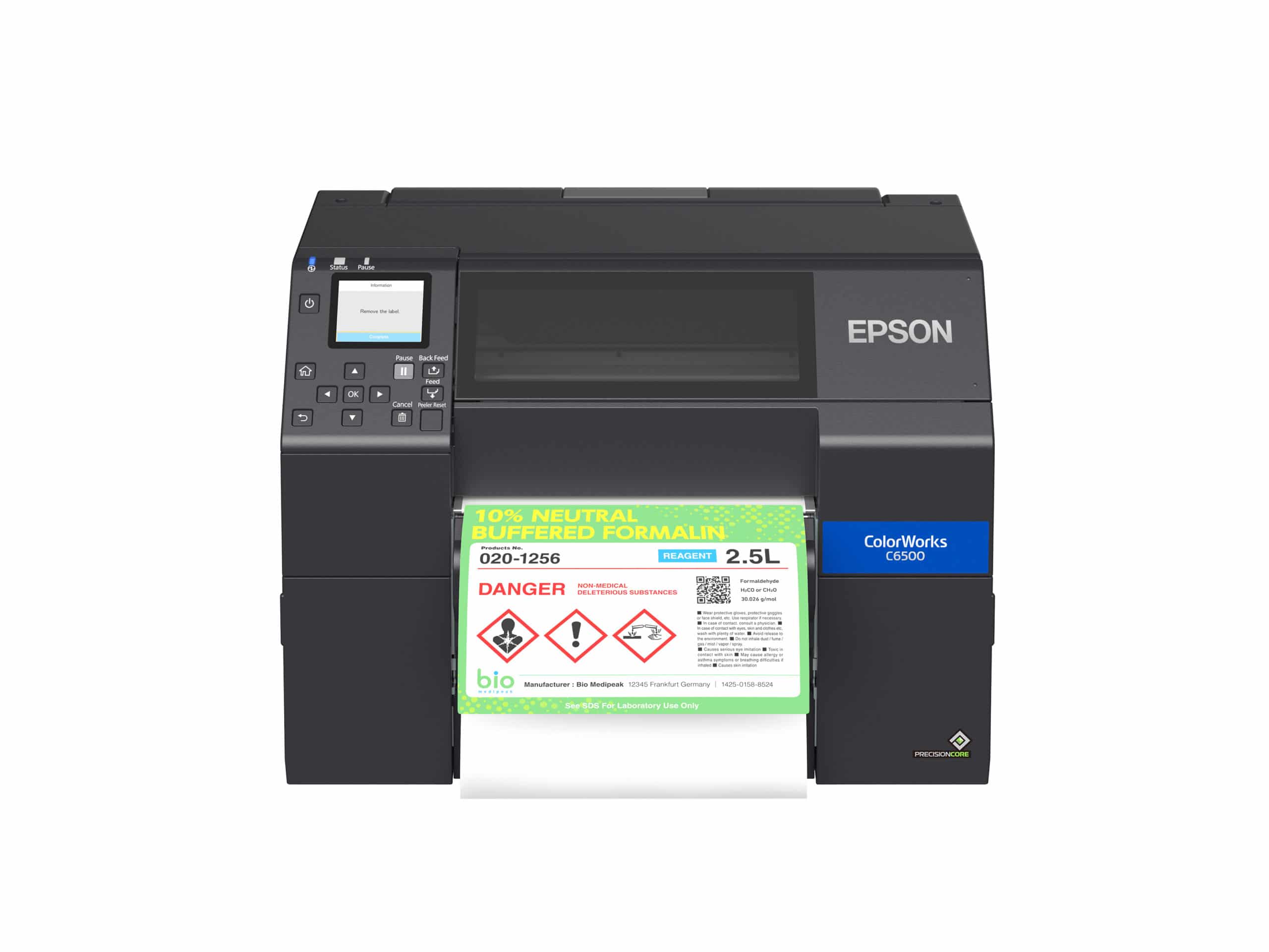 Epson CW-6500P Peel and Present